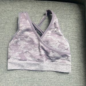 Gymshark Camouflage purple Sports Bra